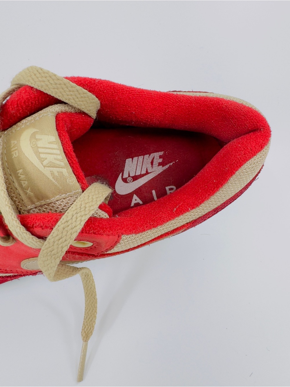 Nike Air Max 1 Premium Retro 'Red Curry” SZ 8.5 - Picture 7 of 10